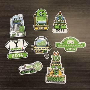 Groupon anniversary patches