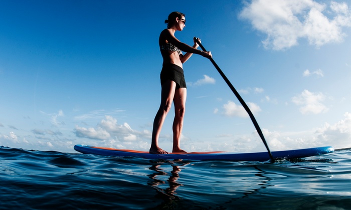 Enjoying a kayak adventure